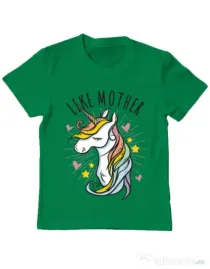 Tricou ADLER copil Like mother Verde mediu