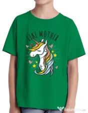 Tricou ADLER copil Like mother Verde mediu 