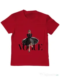 Tricou ADLER copil Little black tutu Rosu