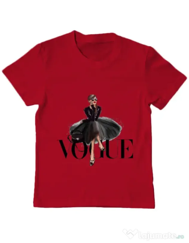 Tricou ADLER copil Little black tutu Rosu