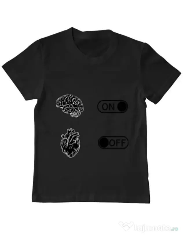 Tricou ADLER copil Love Negru
