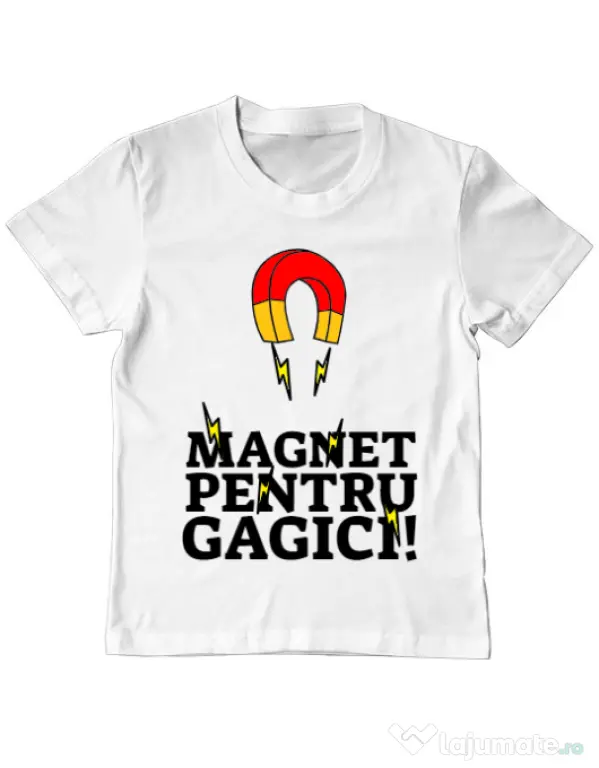 Tricou ADLER copil Magnet pentru gagici Alb