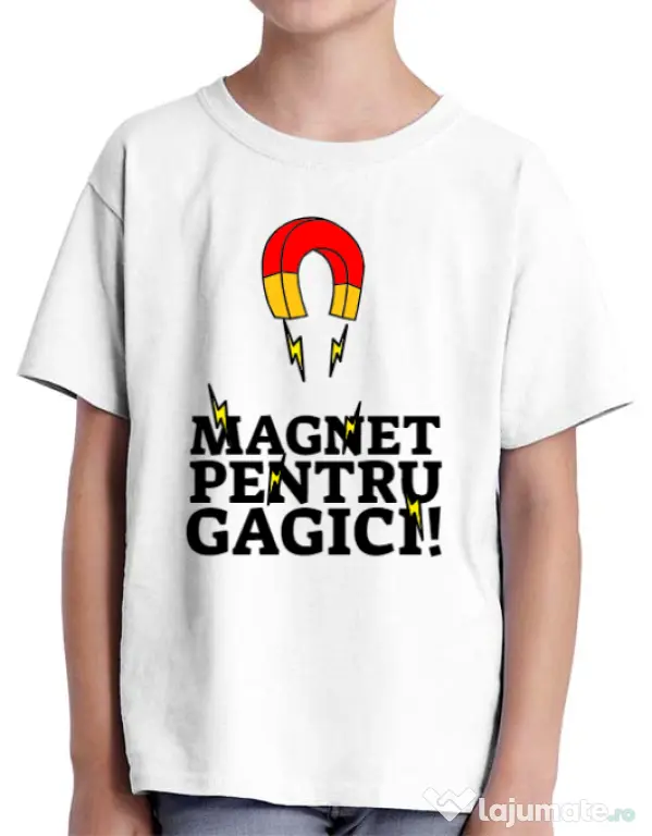 Tricou ADLER copil Magnet pentru gagici Alb