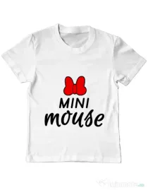Tricou ADLER copil Mini mouse Alb