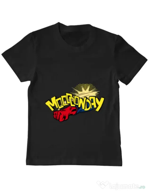 Tricou ADLER copil Mooonday Negru
