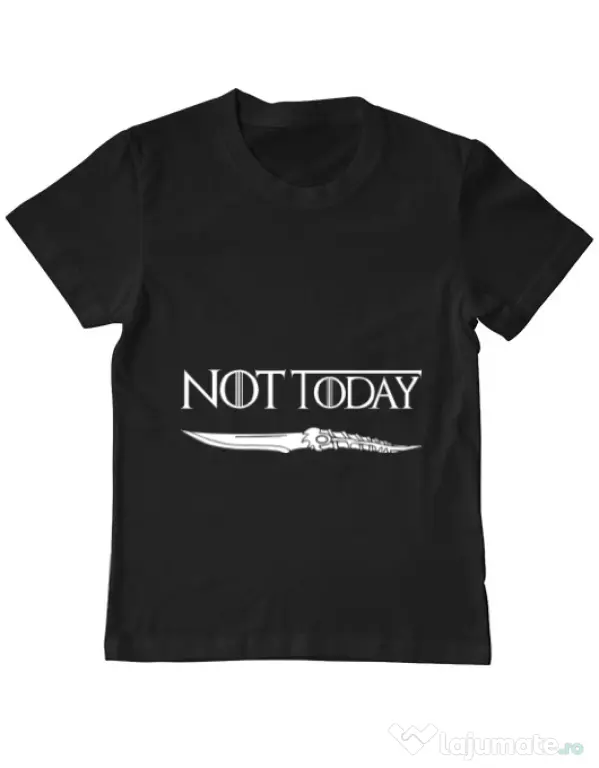 Tricou ADLER copil Not today Negru