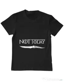 Tricou ADLER copil Not today Negru
