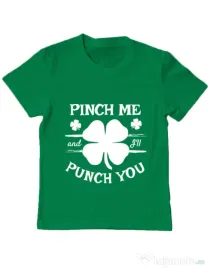 Tricou ADLER copil Pinch me Verde mediu