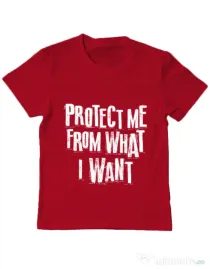 Tricou ADLER copil Protect me Rosu