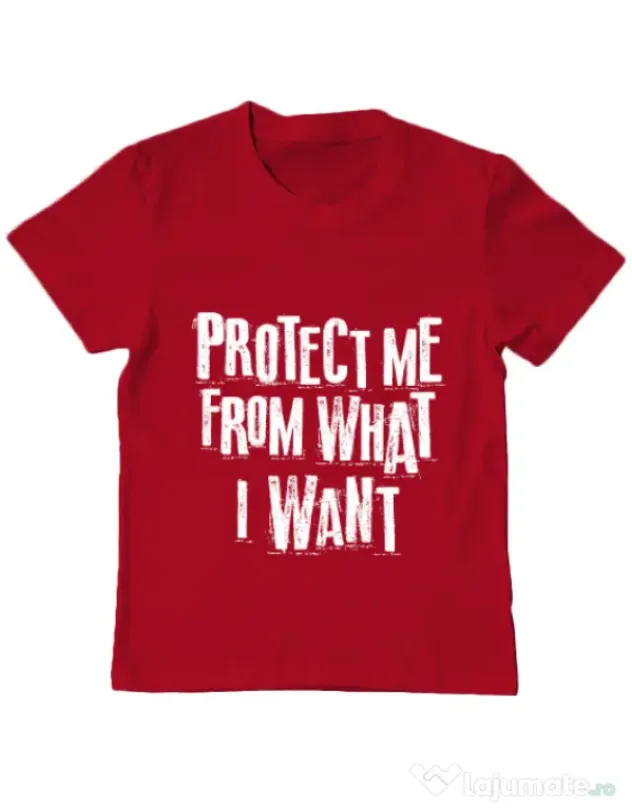 Tricou ADLER copil Protect me Rosu