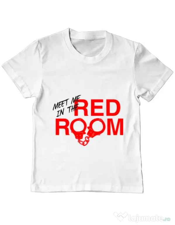 Tricou ADLER copil Red room Alb