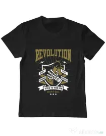 Tricou ADLER copil Revolution Negru
