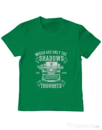 Tricou ADLER copil Shadows Of Thoughts Verde mediu
