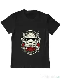 Tricou ADLER copil Sugar Skull Trooper Negru