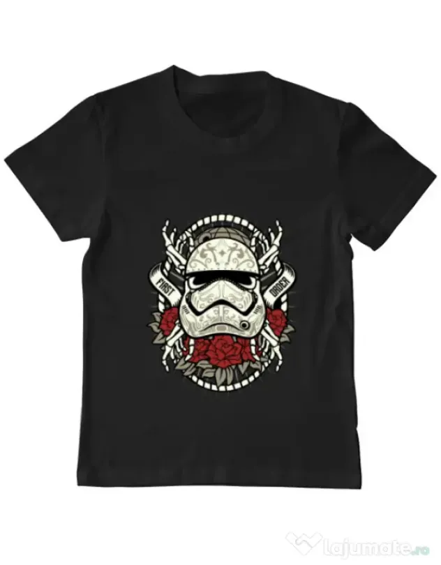 Tricou ADLER copil Sugar Skull Trooper Negru