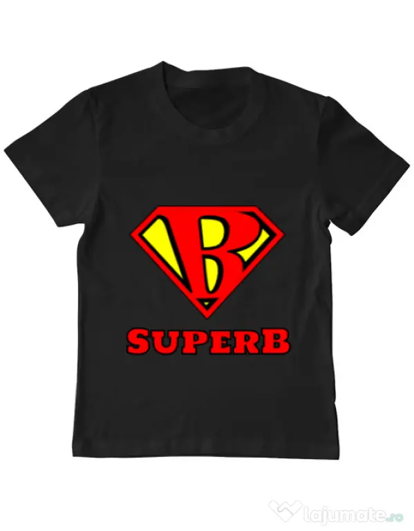 Tricou ADLER copil Superb Negru