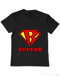 Tricou ADLER copil Superb Negru