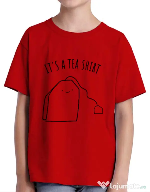 Tricou ADLER copil Tea shirt Rosu