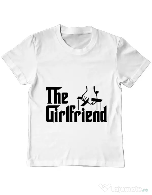 Tricou ADLER copil The girlfriend Alb