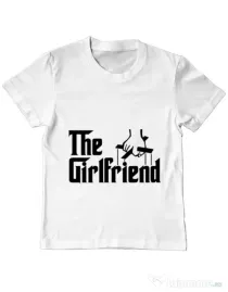 Tricou ADLER copil The girlfriend Alb