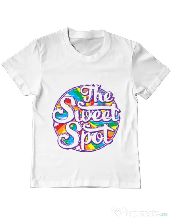 Tricou ADLER copil The sweet spot Alb