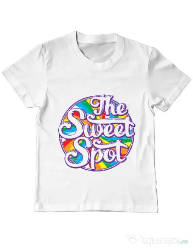 Tricou ADLER copil The sweet spot Alb