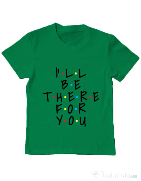 Tricou ADLER copil There for you Verde mediu