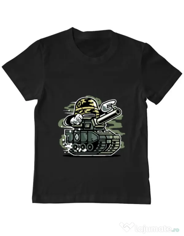 Tricou ADLER copil War Tank Negru