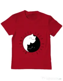 Tricou ADLER copil We complete each other Rosu