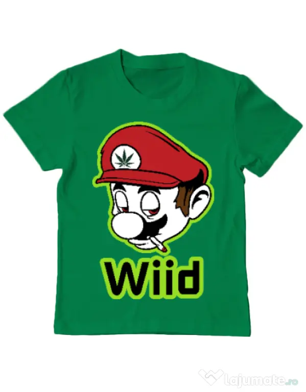 Tricou ADLER copil Wiid Verde mediu