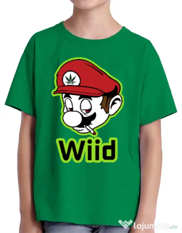 Tricou ADLER copil Wiid Verde mediu