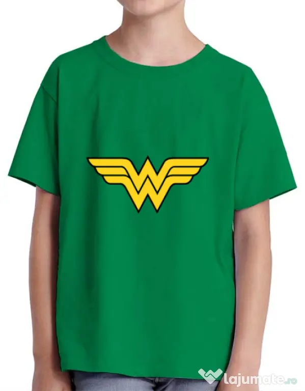Tricou ADLER copil Wonder woman Verde mediu