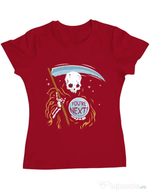Tricou ADLER dama You re next Rosu