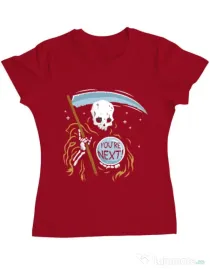 Tricou ADLER dama You re next Rosu