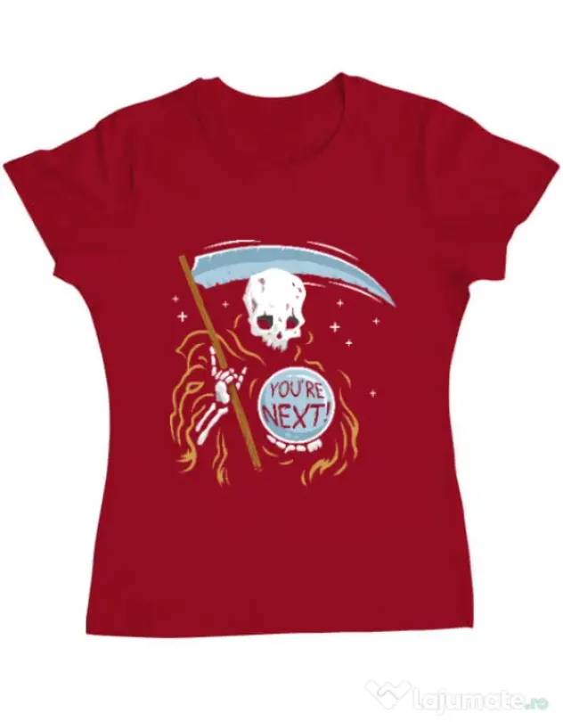 Tricou ADLER dama You re next Rosu