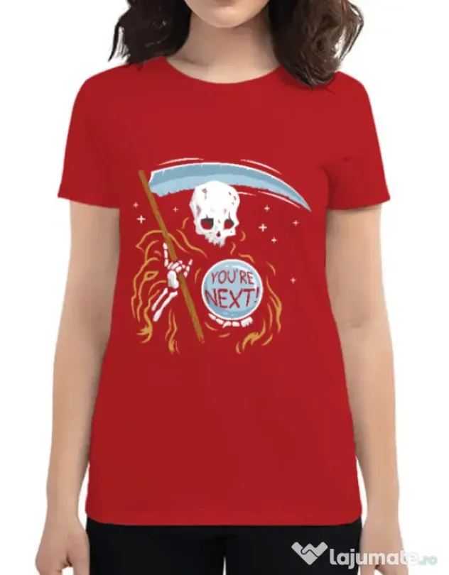 Tricou ADLER dama You re next Rosu