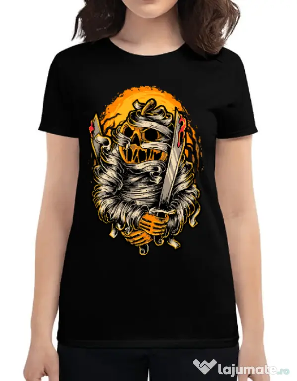 Tricou ADLER dama Mumpkin Negru