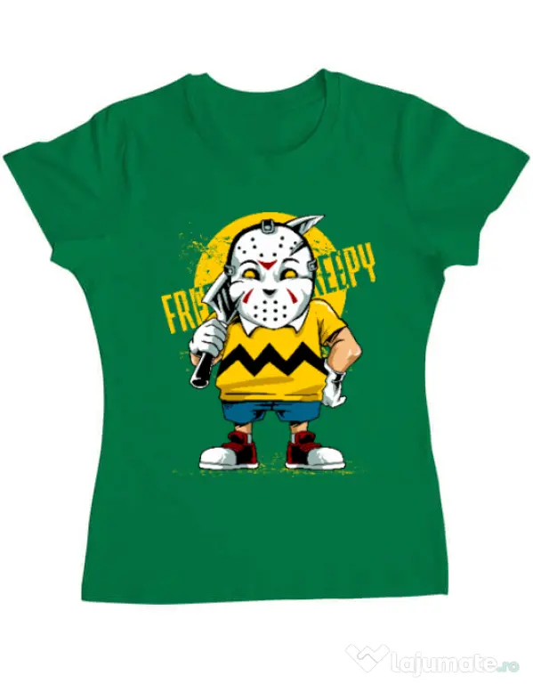 Tricou ADLER dama Bad boy Verde mediu