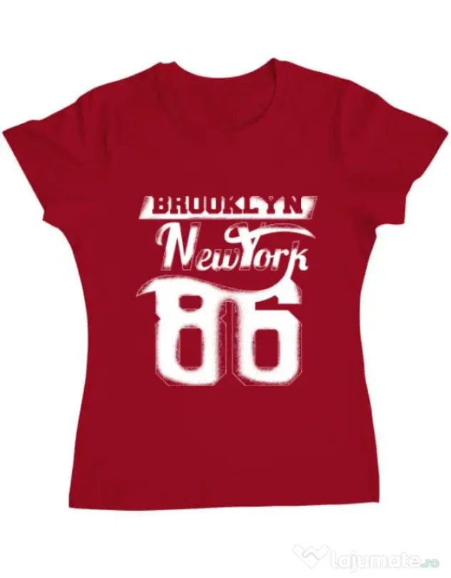 Tricou ADLER dama Brooklyn Rosu