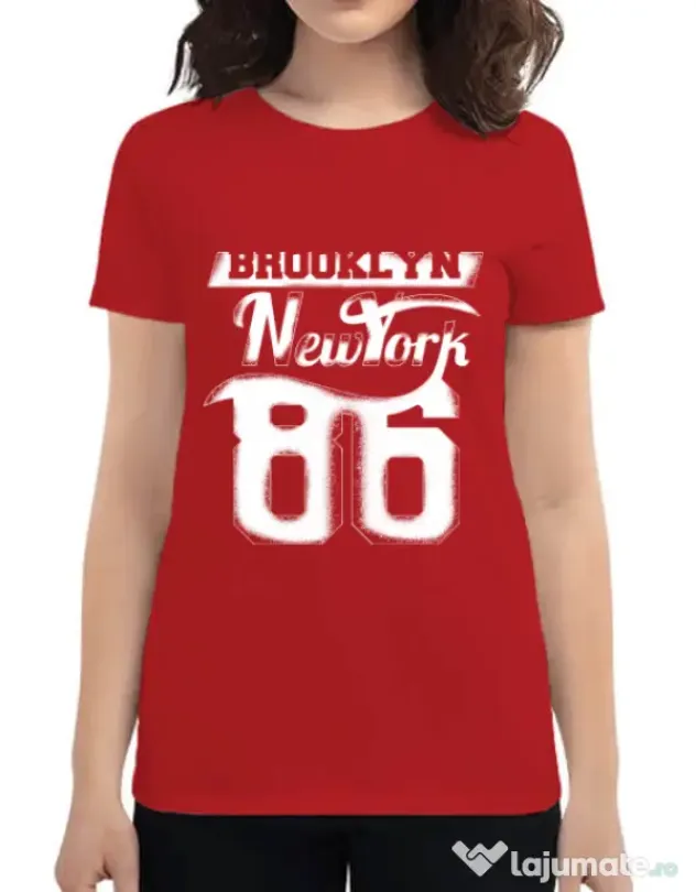 Tricou ADLER dama Brooklyn Rosu