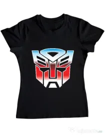 Tricou ADLER dama Transformers Negru