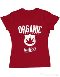 Tricou ADLER dama Indica Rosu