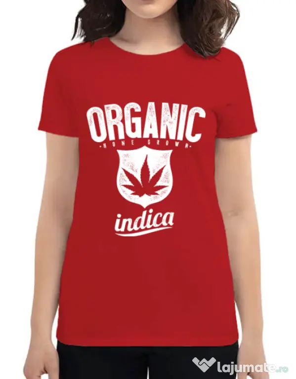 Tricou ADLER dama Indica Rosu
