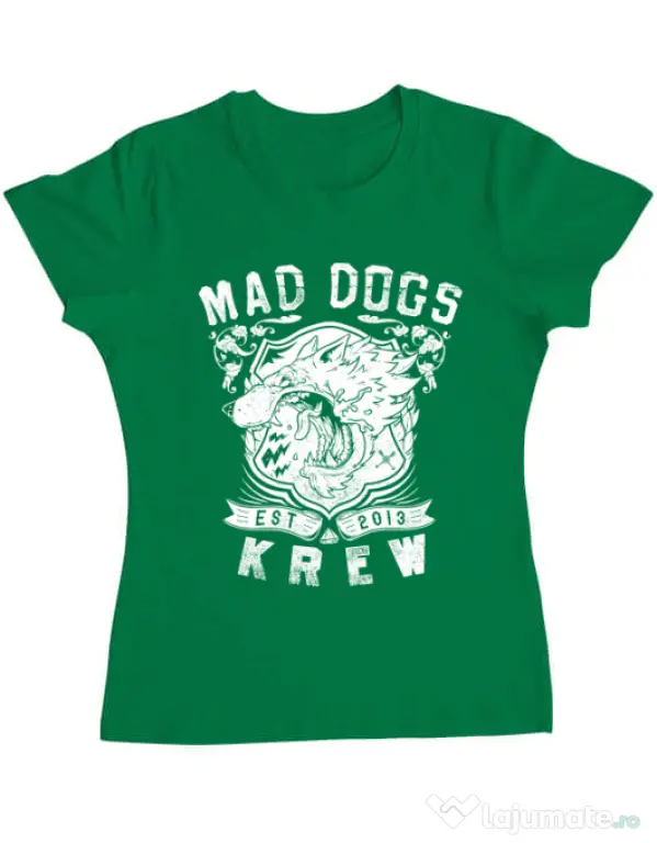 Tricou ADLER dama Mad dogs krew Verde mediu
