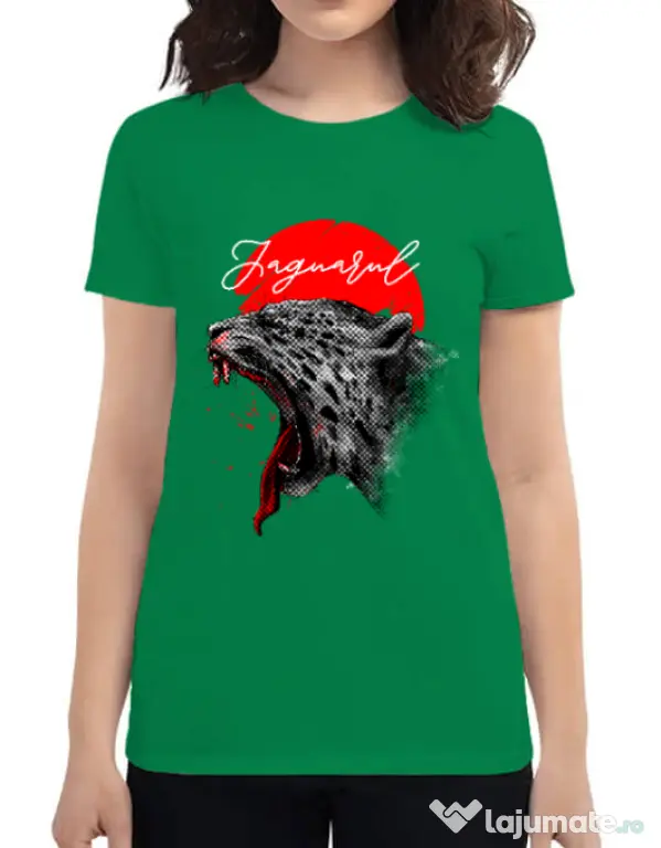 Tricou ADLER dama Scream Verde mediu