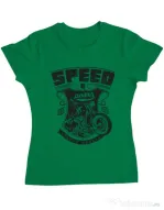 Tricou ADLER dama Speed and power Verde mediu