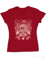 Tricou ADLER dama The future Rosu
