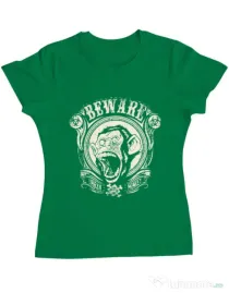 Tricou ADLER dama Urban monkey Verde mediu