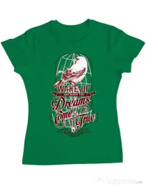 Tricou ADLER dama Wake up Verde mediu