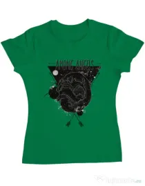 Tricou ADLER dama Among angels Verde mediu
